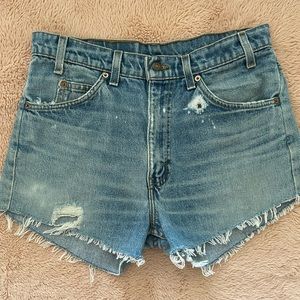 Vintage Levi’s Orange Tab Cutoff Shorts